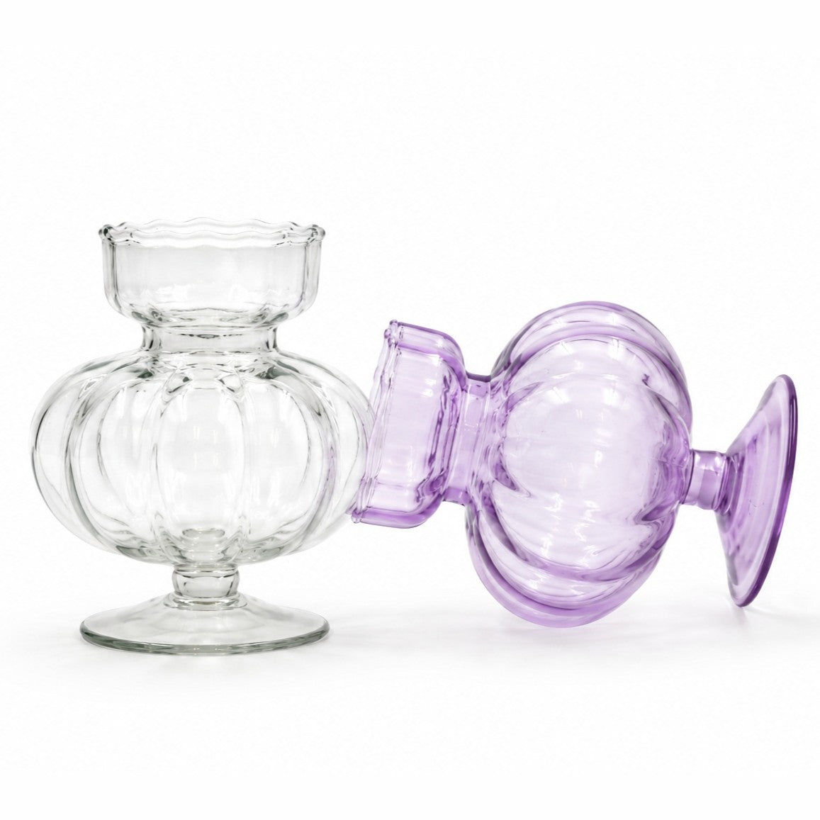 clear & purple
