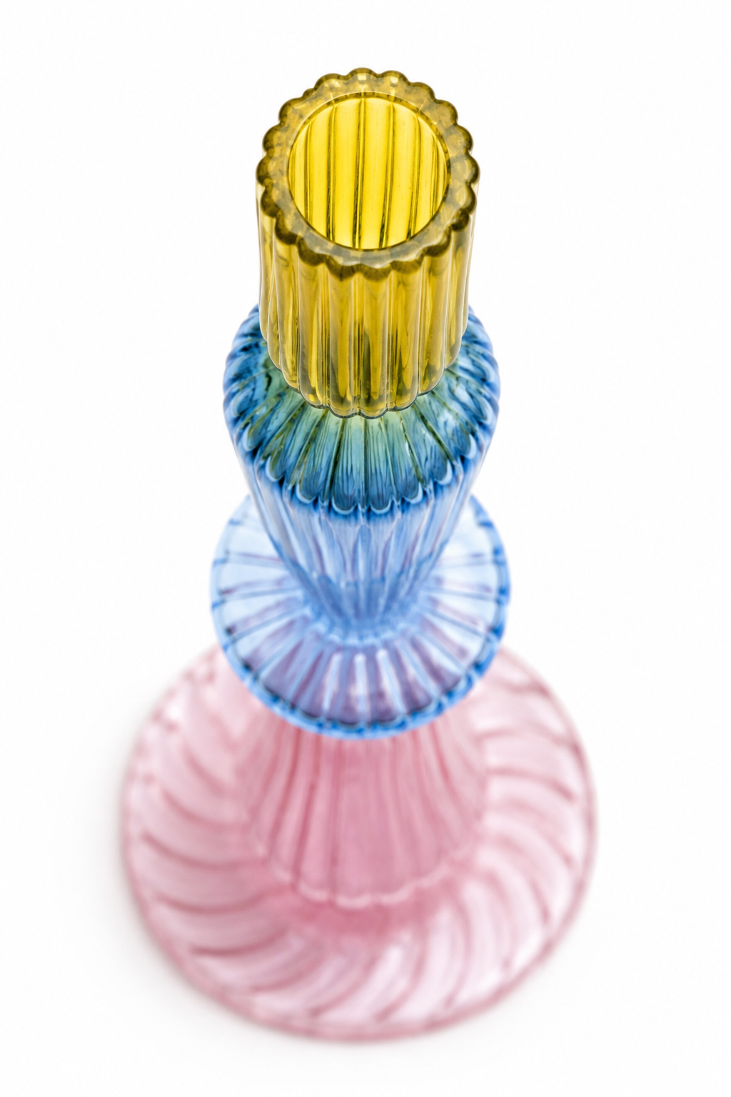 Kaleido recycled Glass Candle Holder