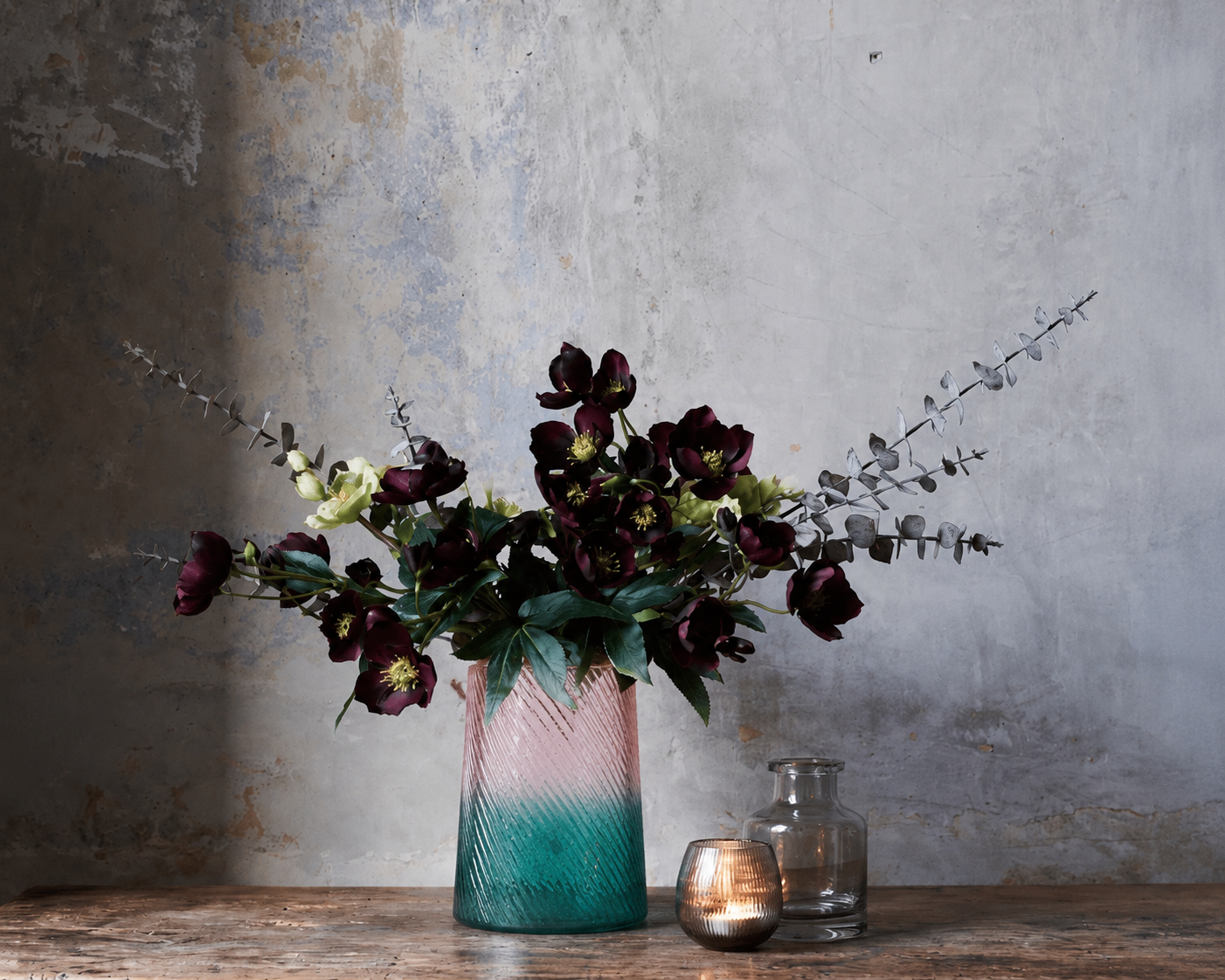 Ombre Glass Vase
