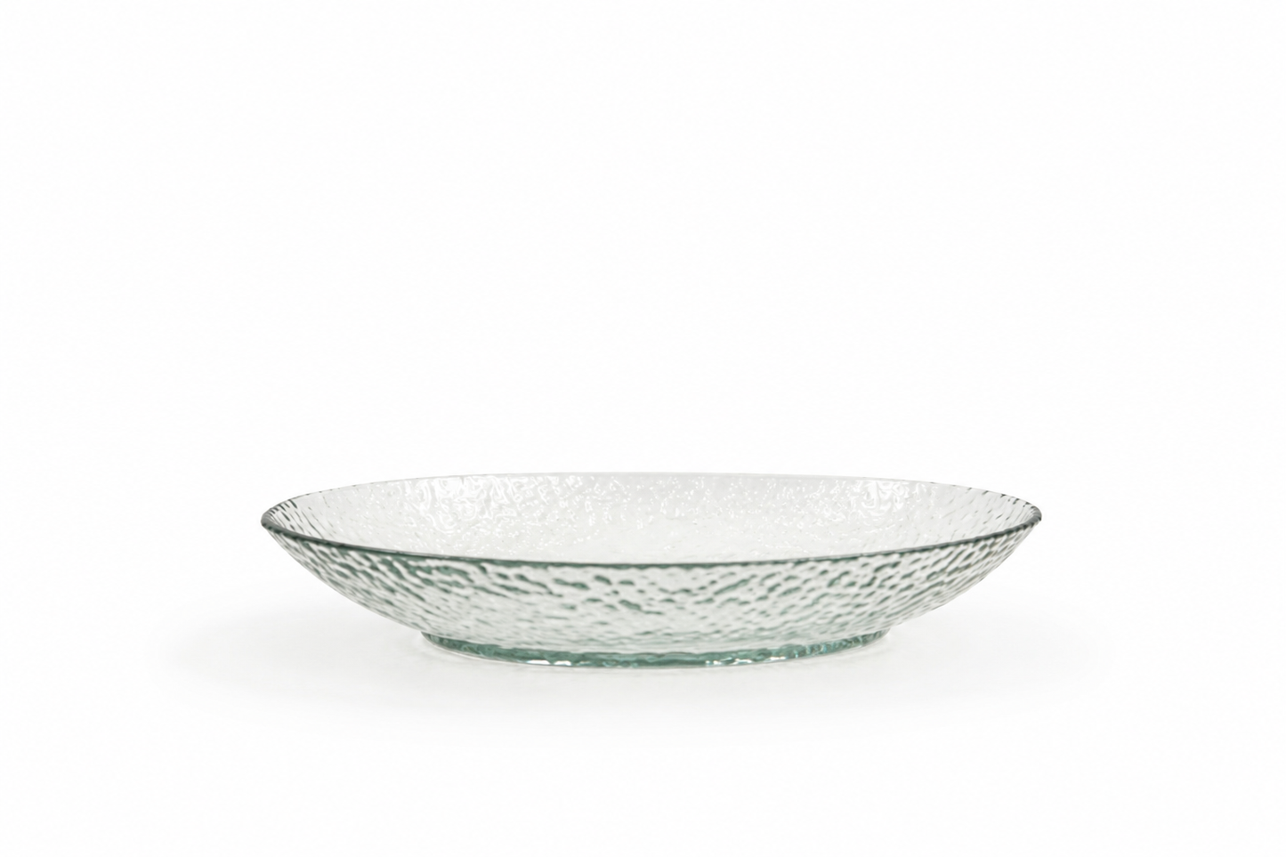 Hammered Glass Serving Tray