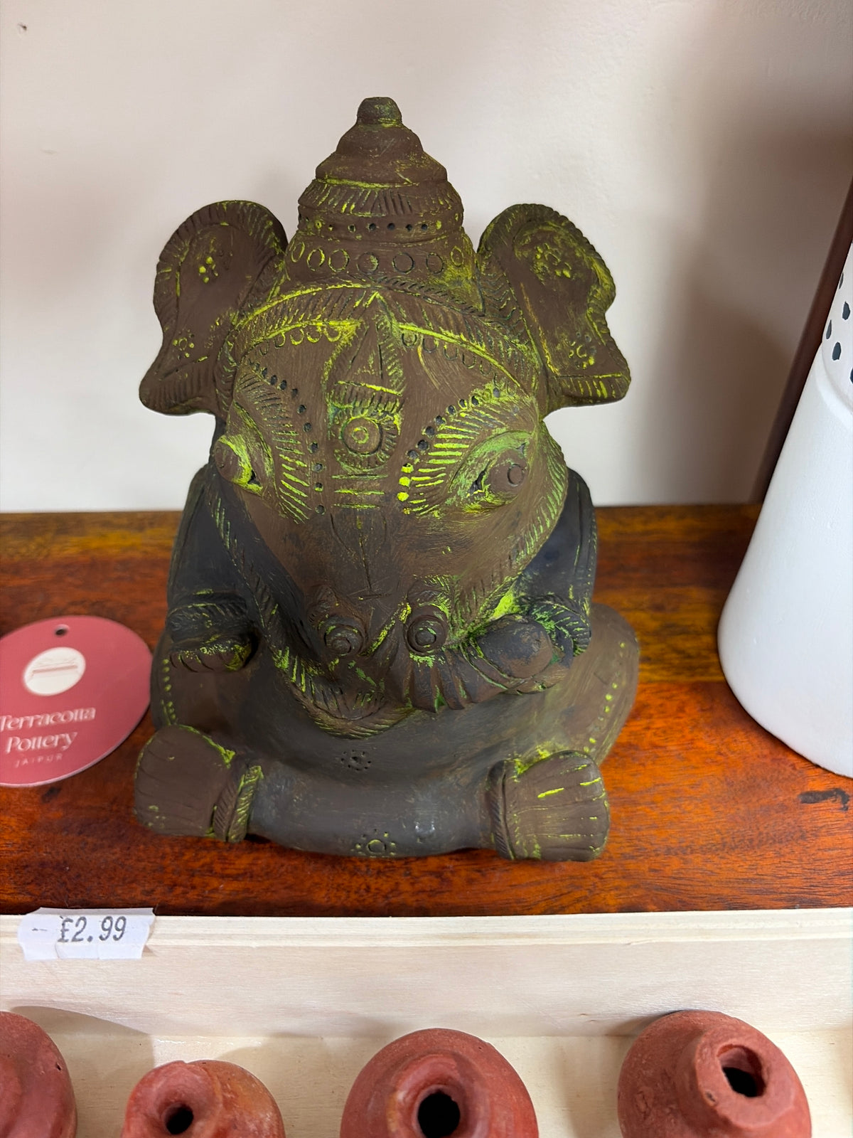 Ganesha black pottery