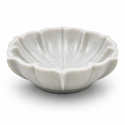 Lotus Petal Marble Bowl