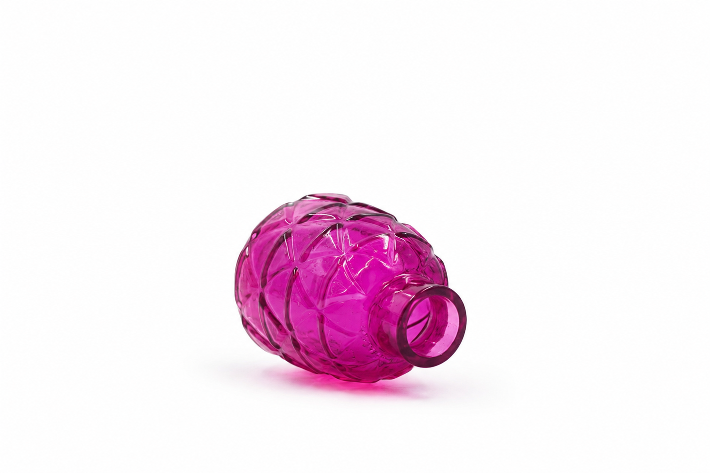 Berry Facet Glass Vase (S)
