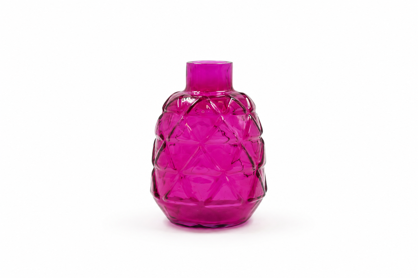 Berry Facet Glass Vase (S)