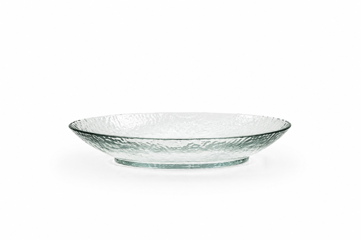 Hammered Glass Serving Tray
