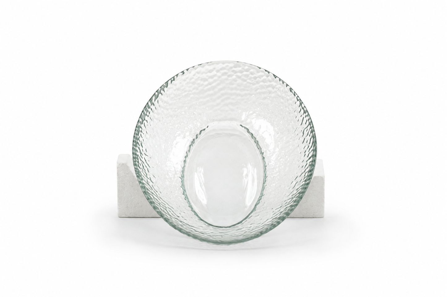 Hammered Glass Serving Tray