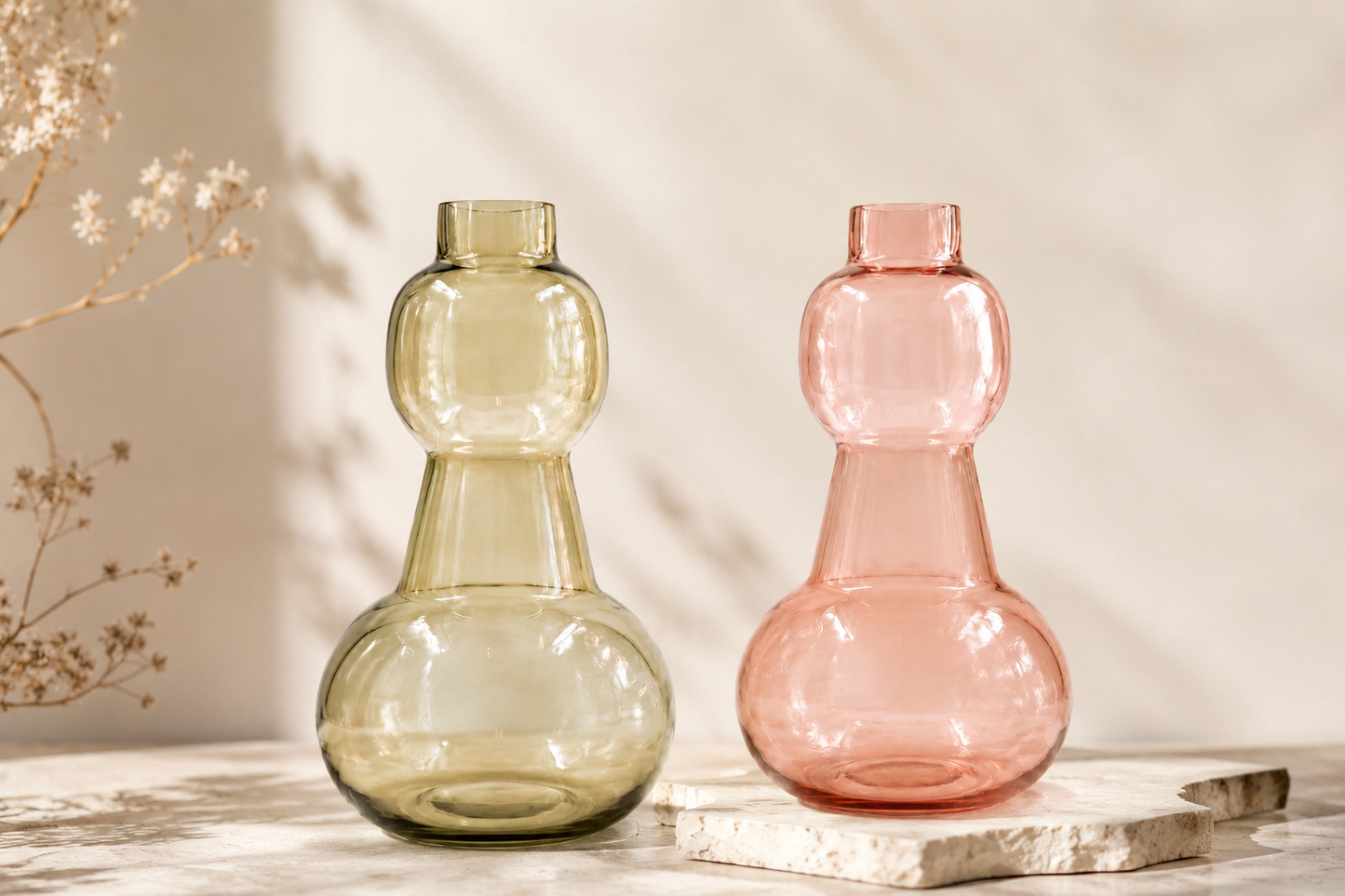 Aurora Handblown Glass Vase