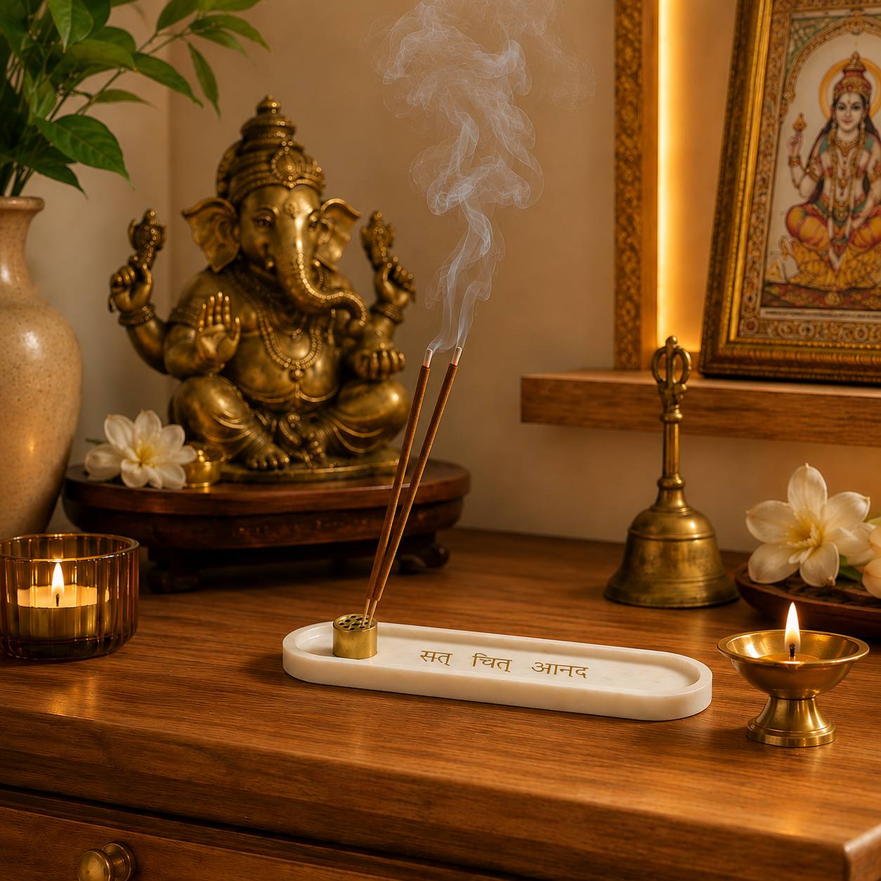 Marble Incense Ritual Tray