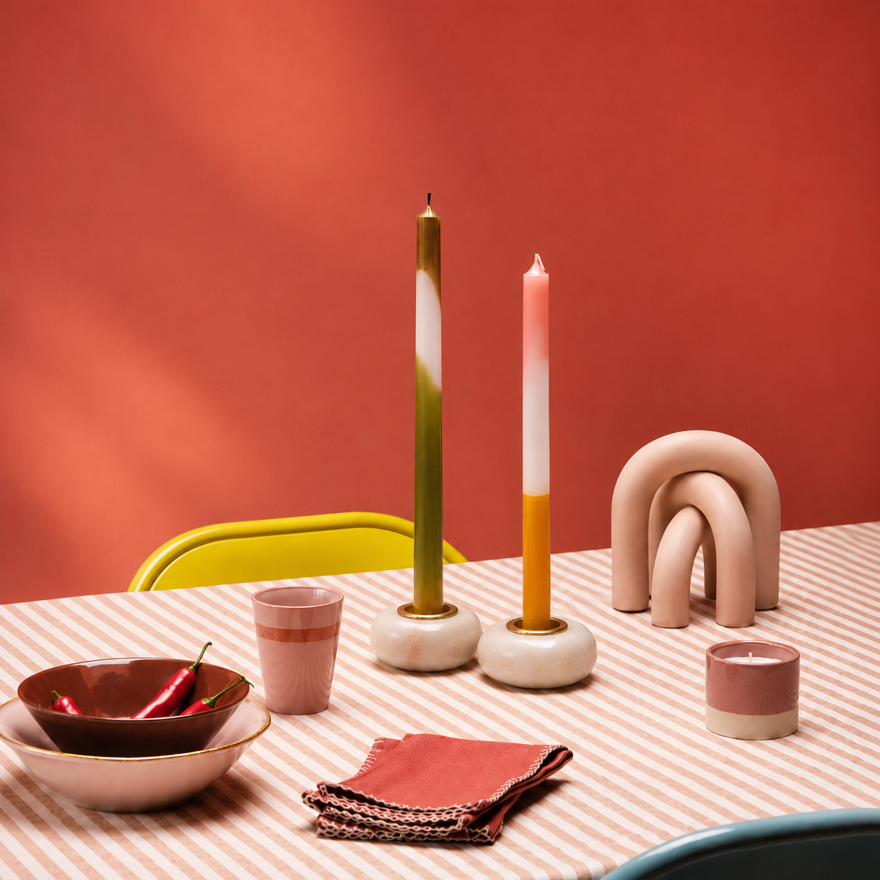 Marble Tealight Candle Holder