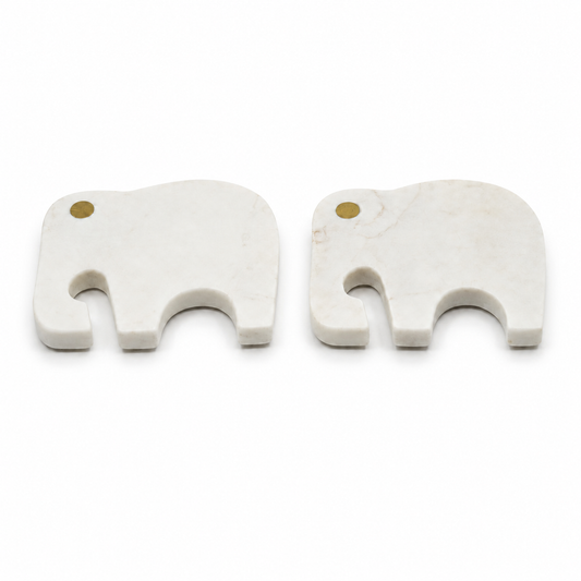 Elephant Marble Coaster