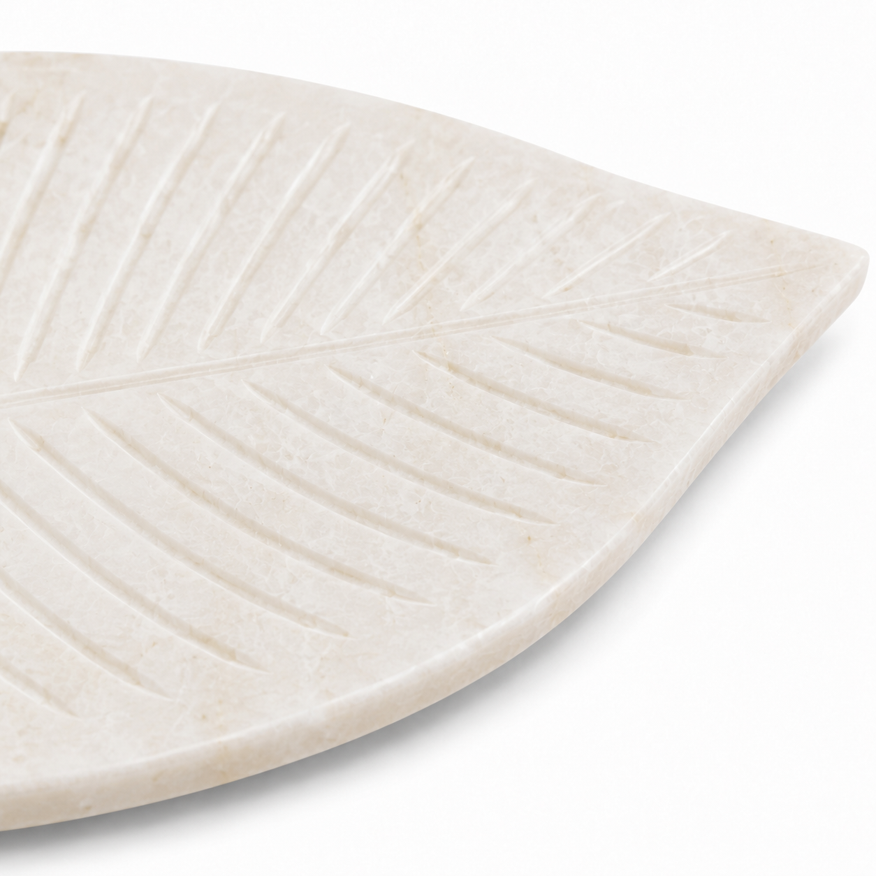 Marble Leaf Serving Board