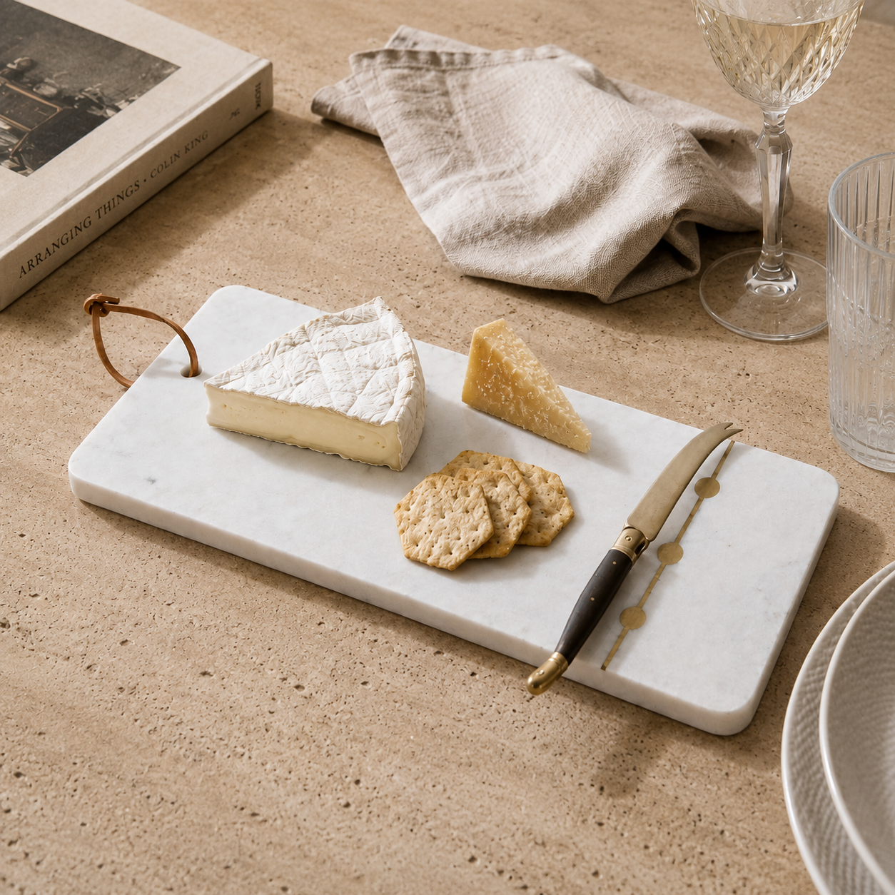 Celestial Marble Serving Board